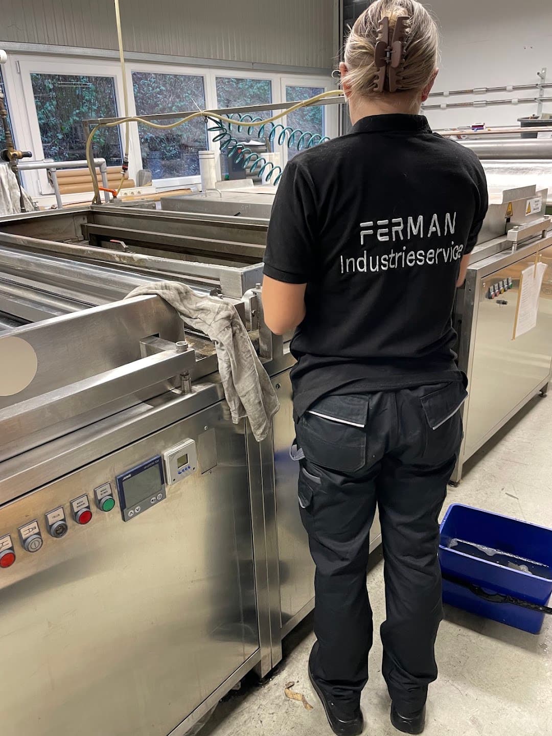 Ferman Industrieservice bei der Industriereinigung